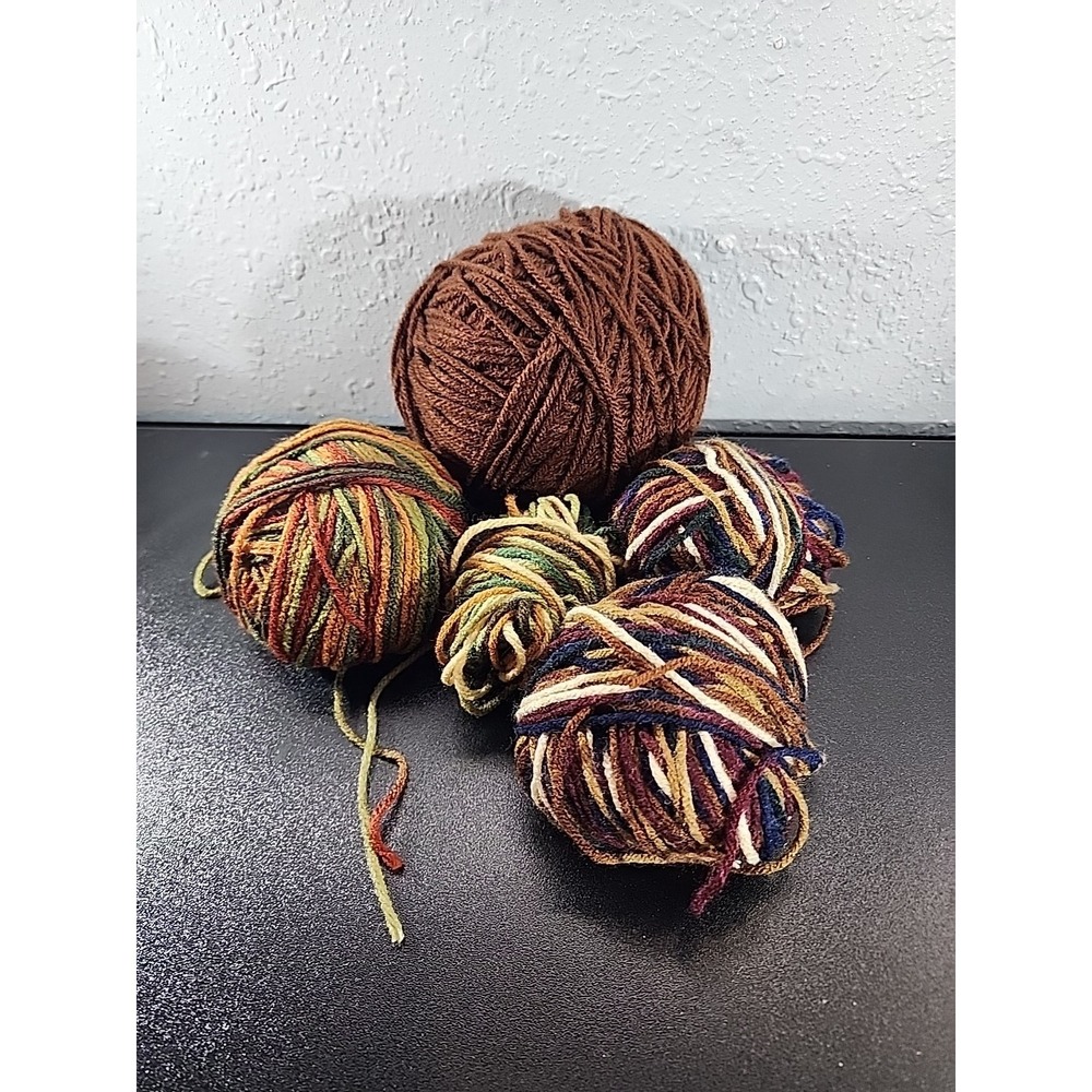 Mixed Lot Yarn 12oz Colorful Variegated Knitting Crochet Craft‎ Worsted Yarn